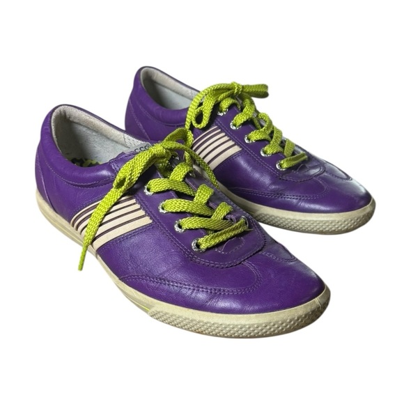 ECCO Street Premier Women’s Spikeless Golf Shoes EU 40 US 9–9.5 Purple Leather - Picture 2 of 9